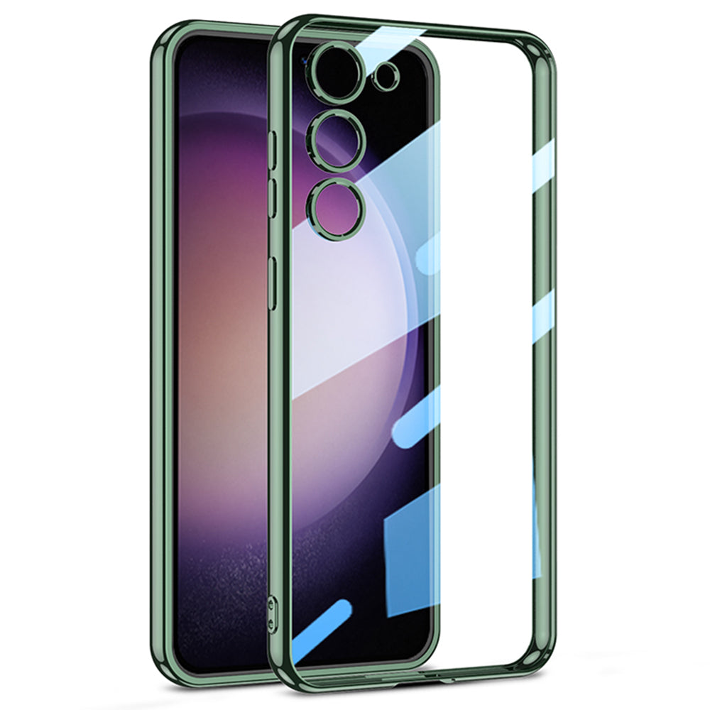 GKK til Samsung Galaxy S23 galvaniseringstelefontaske Klar TPU Drop Protection Cover GKK til Samsung Galaxy S23 galvaniseringstelefontaske Klar TPU Drop Protection Cover